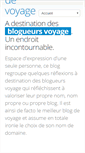 Mobile Screenshot of lemeilleurblogdevoyage.com